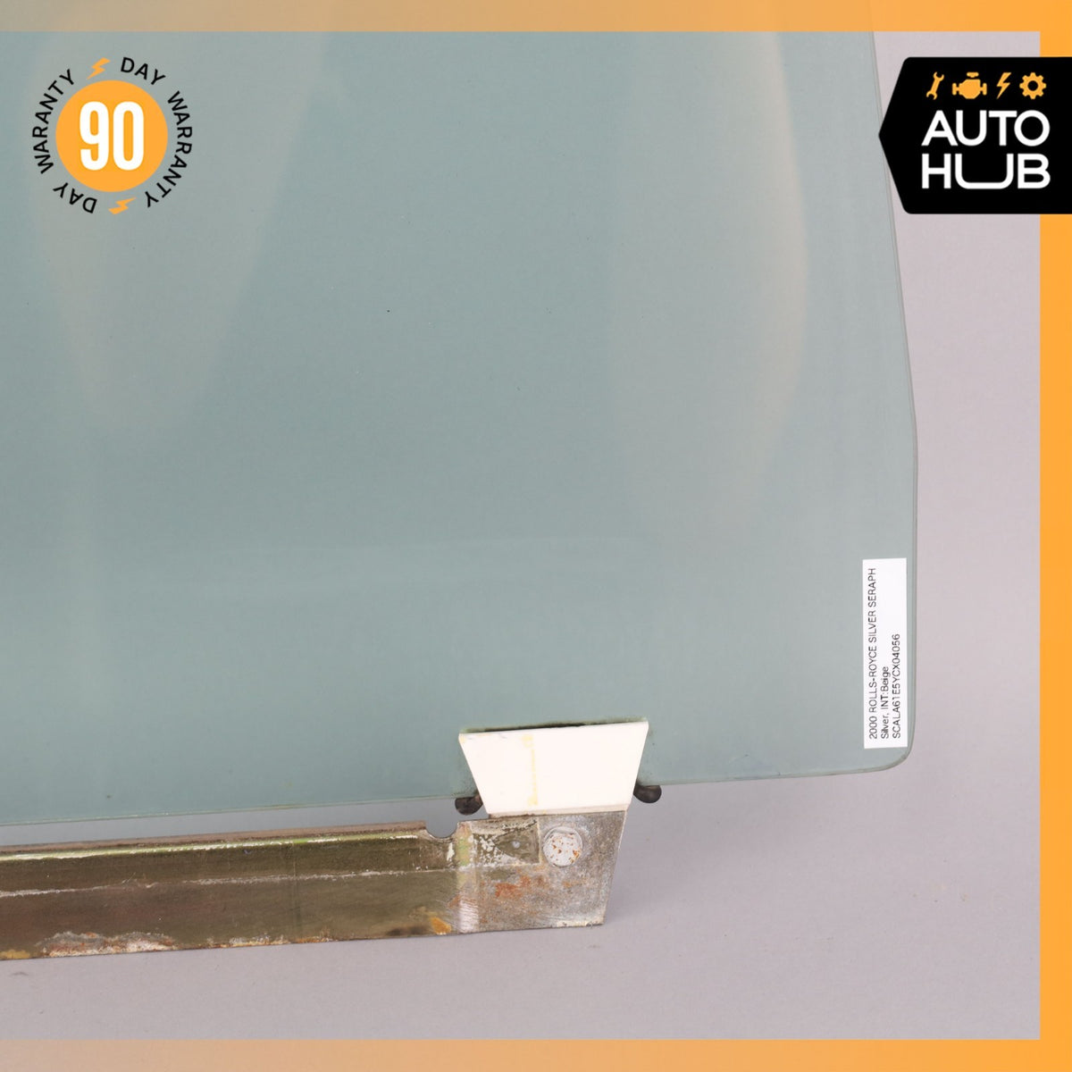 Rolls Royce Silver Seraph / Bentley Arnage Rear Right Door Window Glass OEM - photo 14