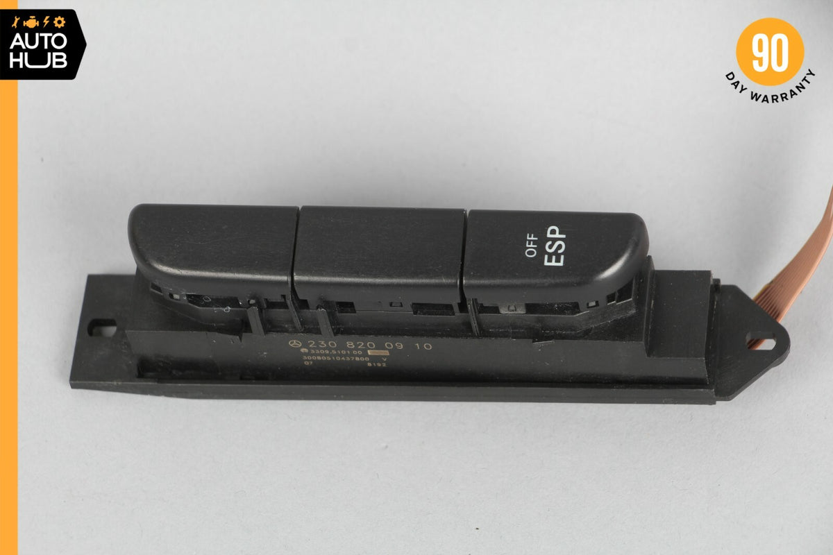 Mercedes R230 SL550 SL55 AMG Center Console ESP Switch Control Button OEM - photo 5