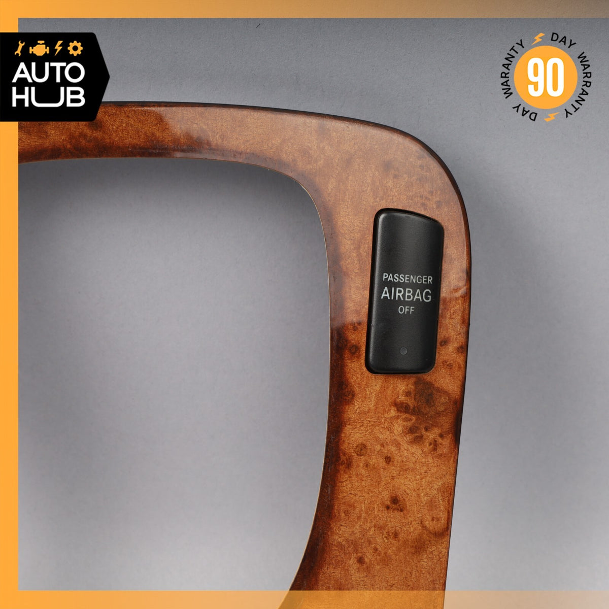 03-06 Mercedes W220 S600 S55 AMG S430 Center Console Shifter Bezel Trim Wood OEM - photo 2