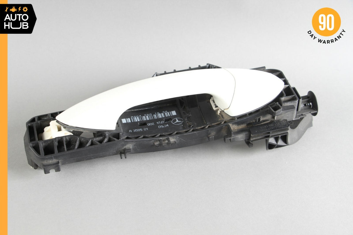 10-15 Mercedes X204 GLK350 GLK250 Rear Right Side Exterior Door Handle White OEM - photo 4