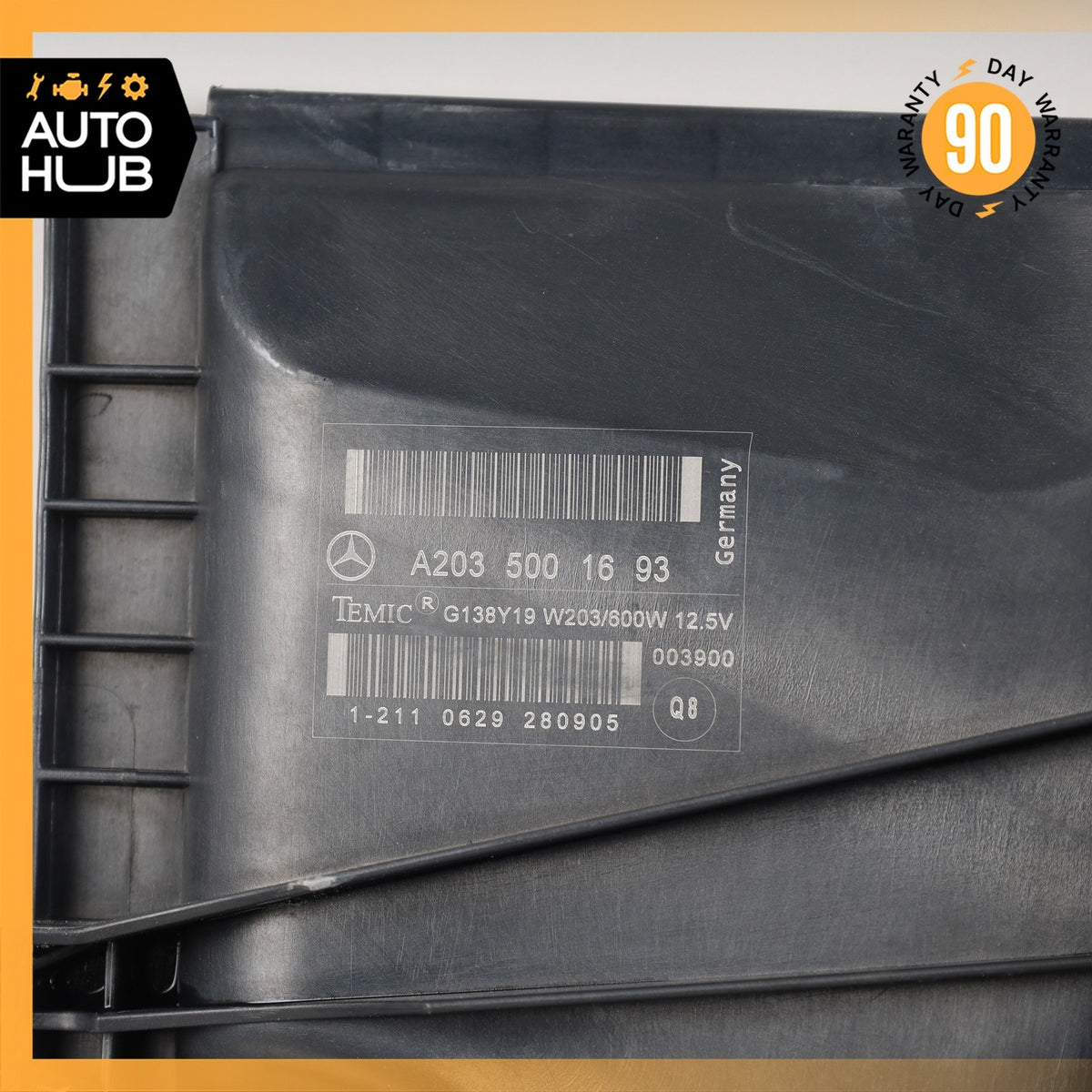 Mercedes W209 CLK350 Engine Motor Cooling Radiator Fan Assembly OEM - photo 3
