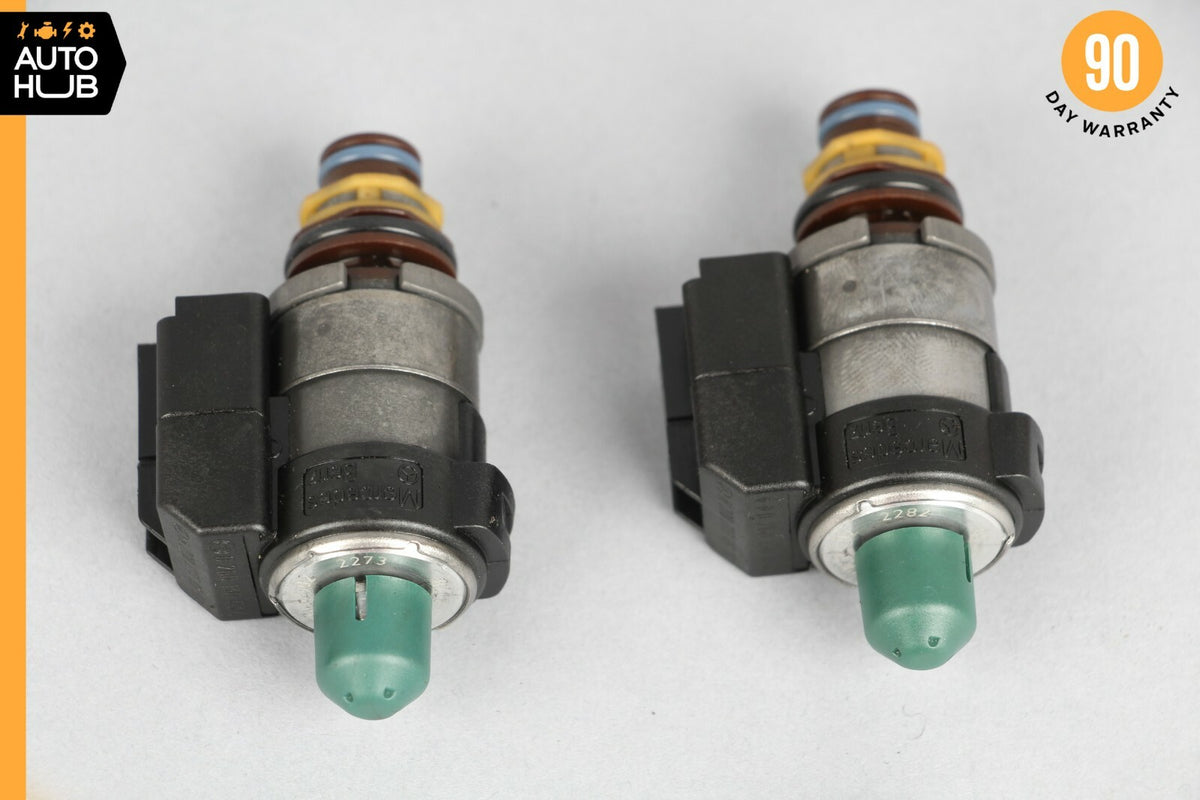 Mercedes S350 CL550 722.9 Transmission Solenoid Valve Blue & Black Caps Set of 8 - photo 4