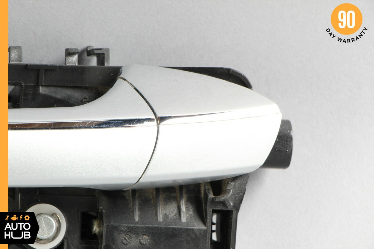 07-13 Mercedes W221 S550 S63 AMG Rear Left Side Exterior Door Handle Silver OEM - photo 2