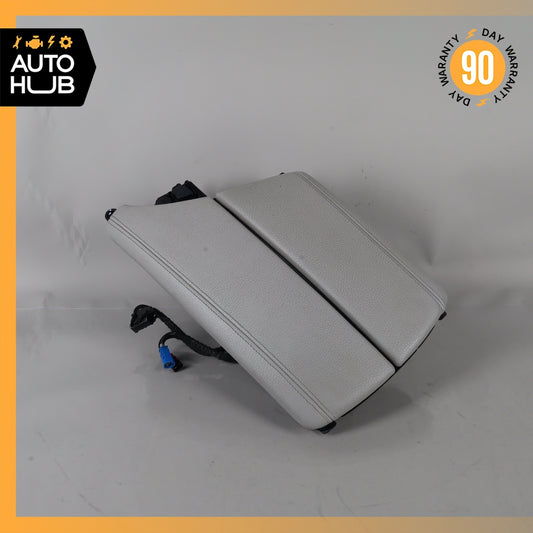 11-14 BMW F10 550i 535i Front Center Console Armrest Arm Rest Gray OEM - photo 1