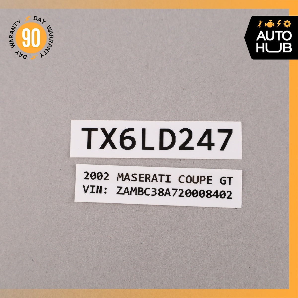 02-07 Maserati M138 4200 Coupe Right Passenger B-Pillar Trim Panel Black OEM 27k - photo 14