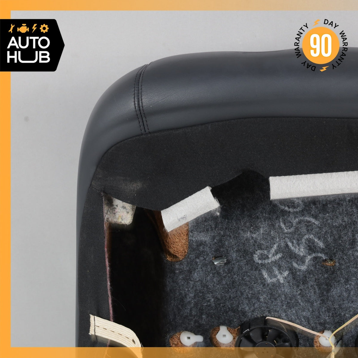 07-09 Mercedes W221 S600 Front Right Side Seat Upper Cushion Exclusive Black OEM - photo 15