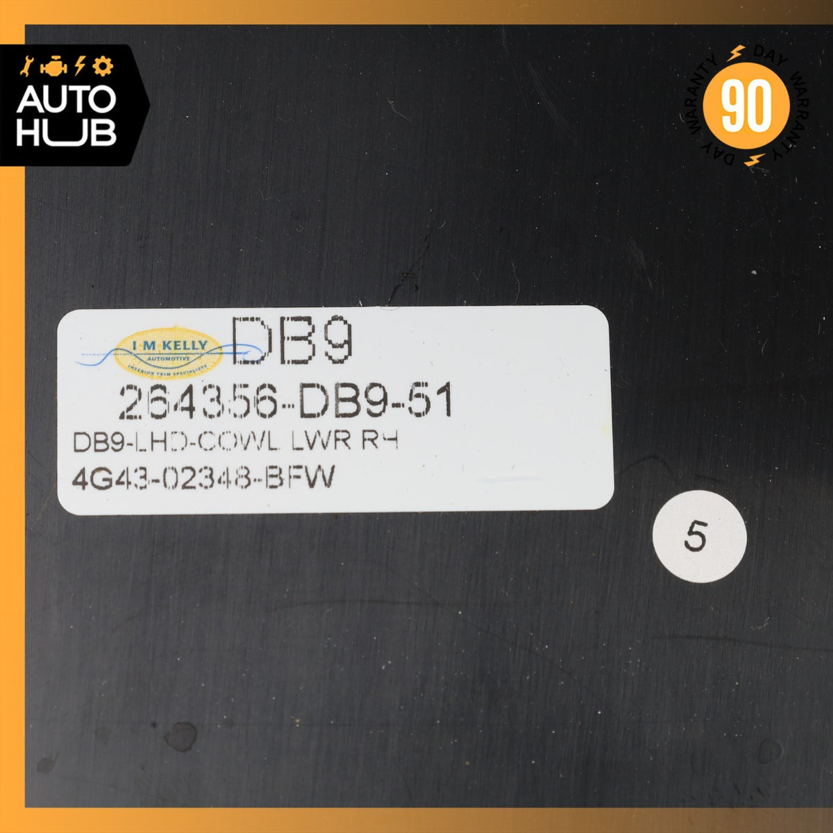 13-16 Aston Martin DB9 Front Right Lower A-Pillar Kick Panel Trim OEM 22k - photo 20