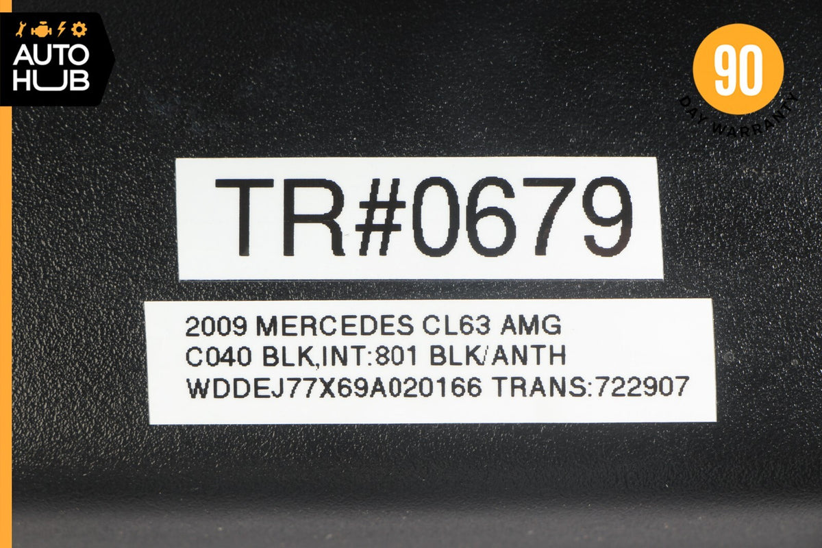 07-10 Mercedes W216 CL63 AMG CL600 CL550 Interior Rear View Mirror Black OEM 44k - photo 12