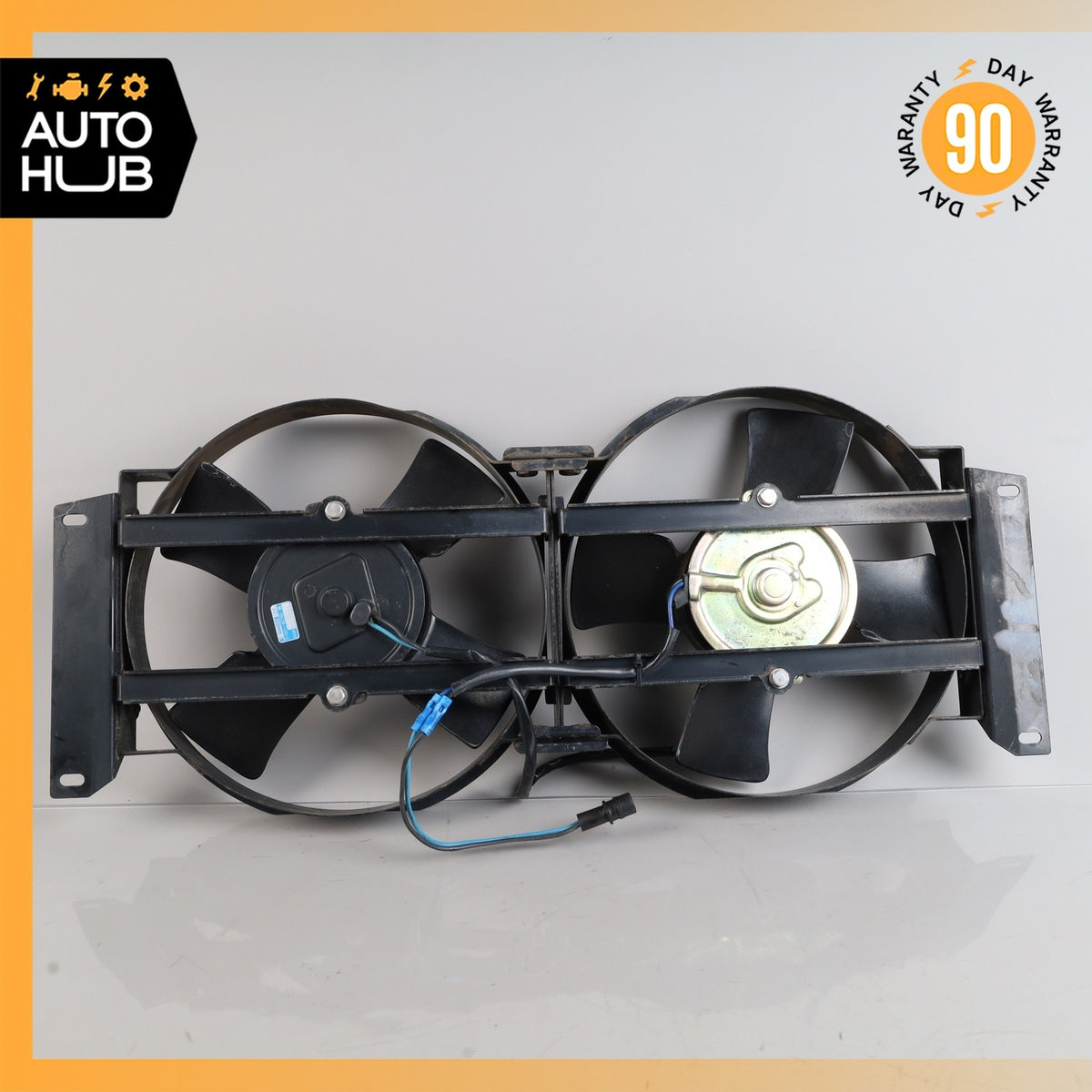 90-03 Bentley Brooklands Arnage A/C Condenser Cooling Fan Blade Motor Set OEM - photo 5