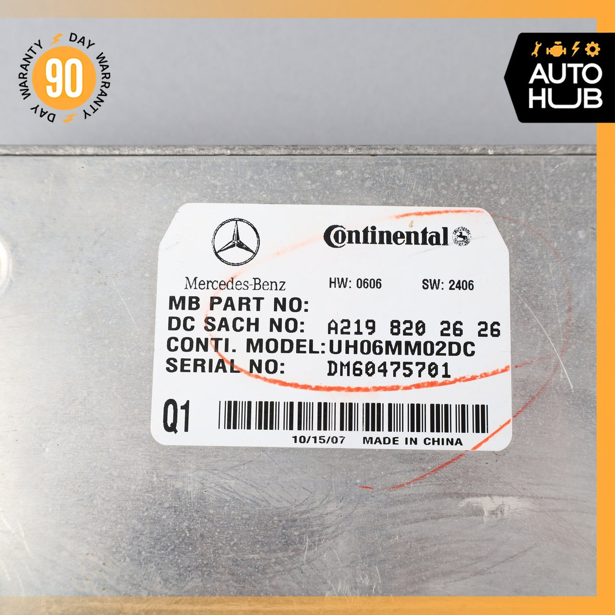 06-12 Mercedes X164 GL550 E350 Communication Control Module 2198202626 OEM - photo 8