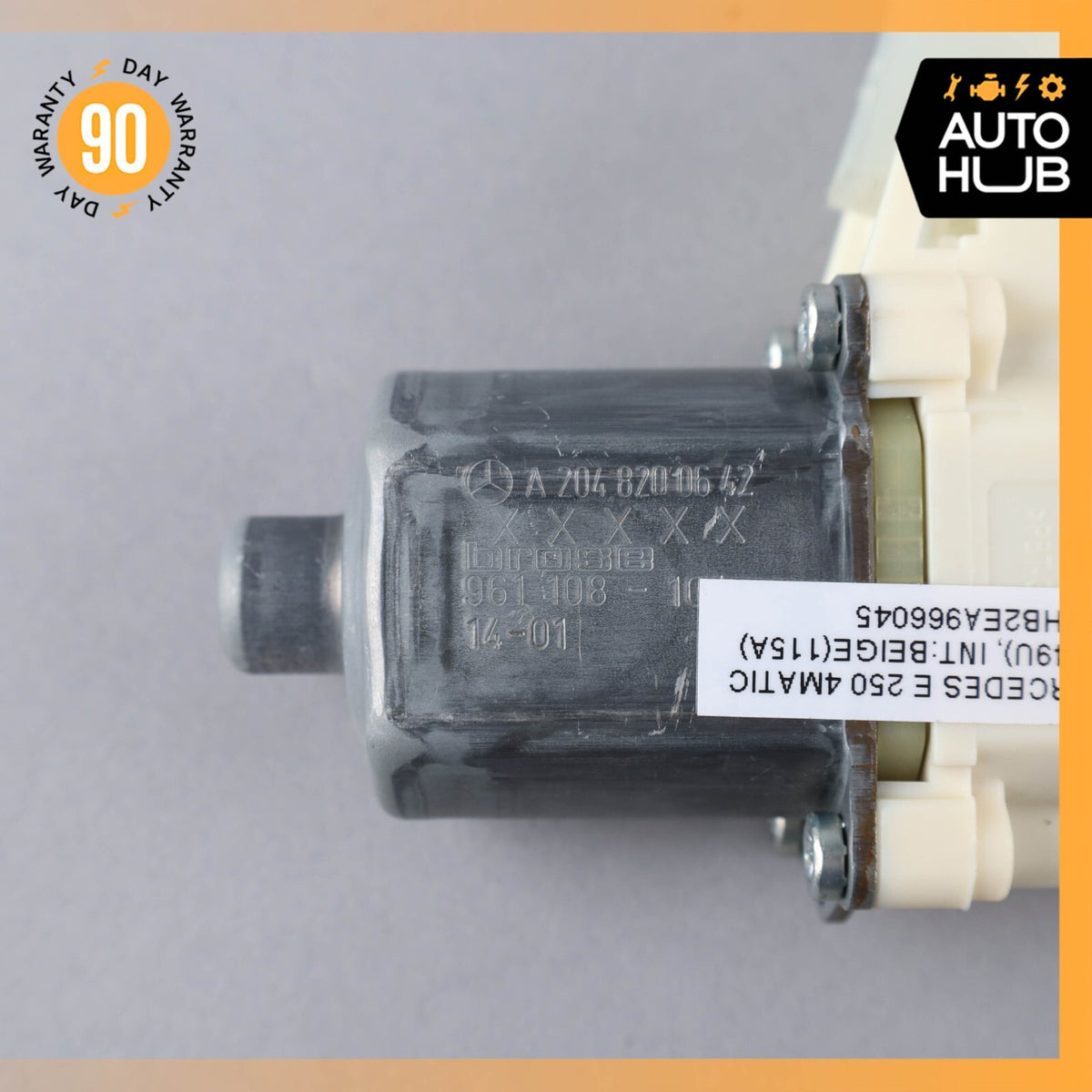 08-16 Mercedes W212 E250 C300 GLK350 Rear Right Door Window Regulator Motor OEM - photo 7