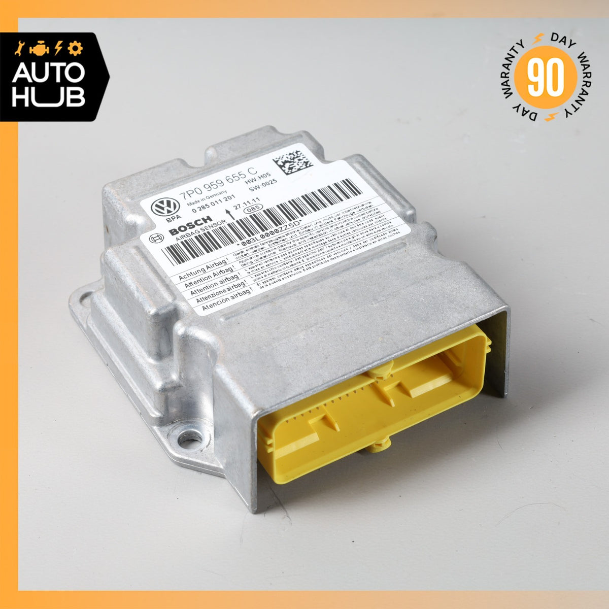 11-14 Porsche Cayenne 958 Airbag Air Bag Sensor SRS Control Module OEM - photo 1