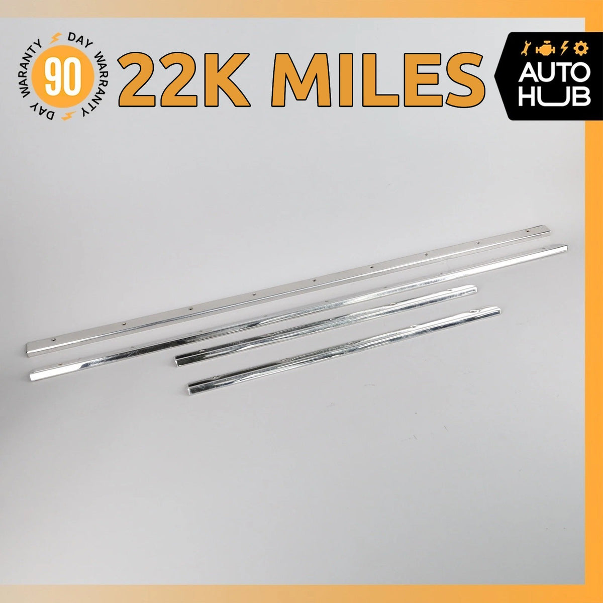 81-98 Rolls Royce Silver Spirit Spur Mulsanne Door Outer Step Sill Set OEM 22k - photo 1