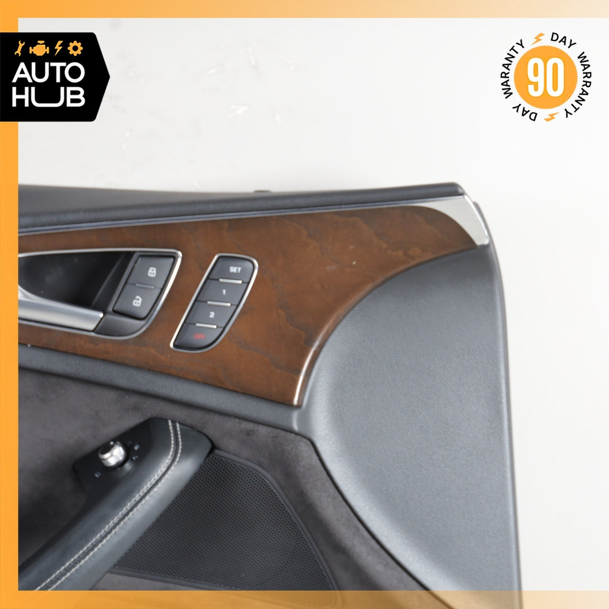 12-18 Audi C7 S6 A6 Front Left Side Interior Door Panel Suede OEM 58k - photo 5
