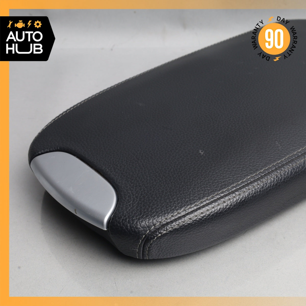 06-12 Mercedes X164 GL450 GL350 Center Console Armrest Arm Rest Cover Black OEM - photo 4