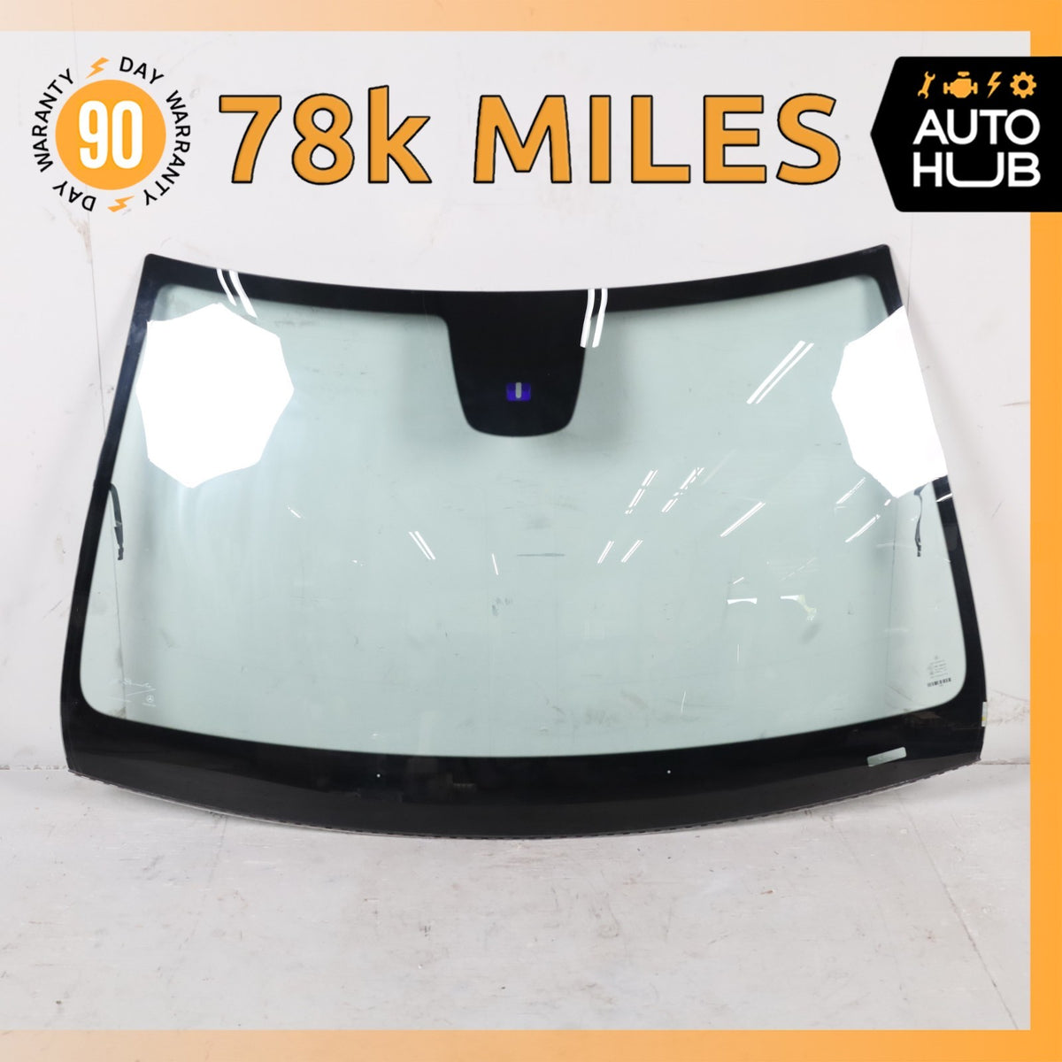 11-17 Mercedes W207 E550 E350 Convertible Front Windshield Window Glass OEM 78k - photo 1