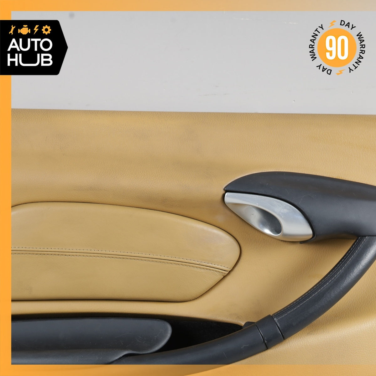 00-04 Porsche Boxster 986 Front Left Side Interior Door Panel Trim Beige OEM - photo 3