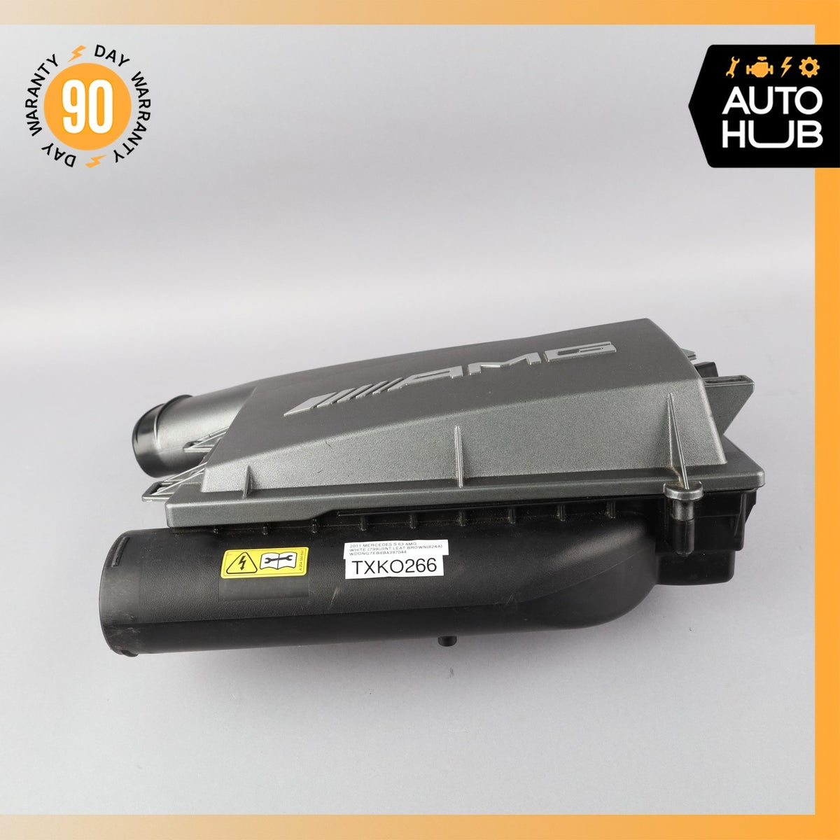 11-19 Mercedes W221 S63 SL63 ML63 AMG Left Driver Air Intake Cleaner Box OEM 72k - photo 3
