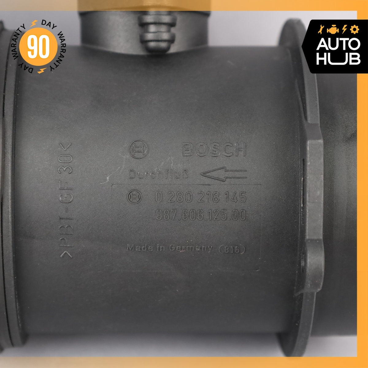 Porsche Boxster 987 Air Intake Mass Air Flow Meter Sensor w/ Duct OEM - photo 10