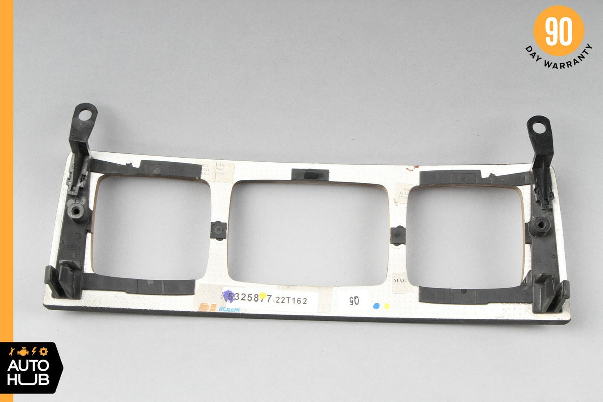 00-06 Mercedes W220 S55 AMG S600 CL500 A/C Heater Climate Control Wood Trim OEM - photo 10