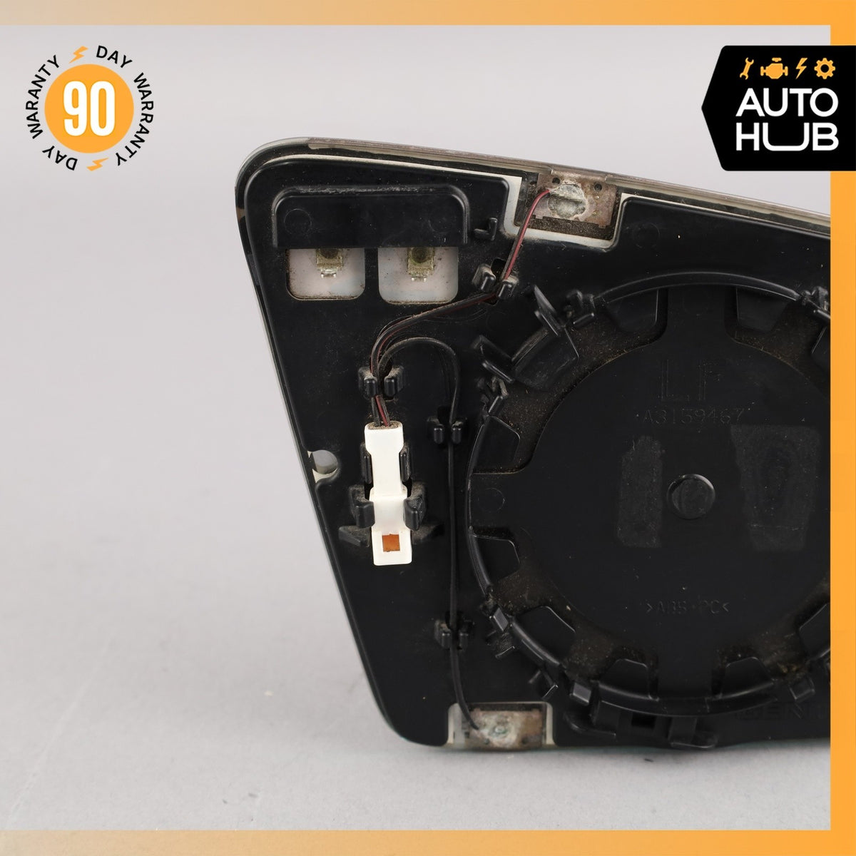 10-16 Mercedes W212 E350 C300 Left Side Rear View Door Mirror Glass OEM - photo 7