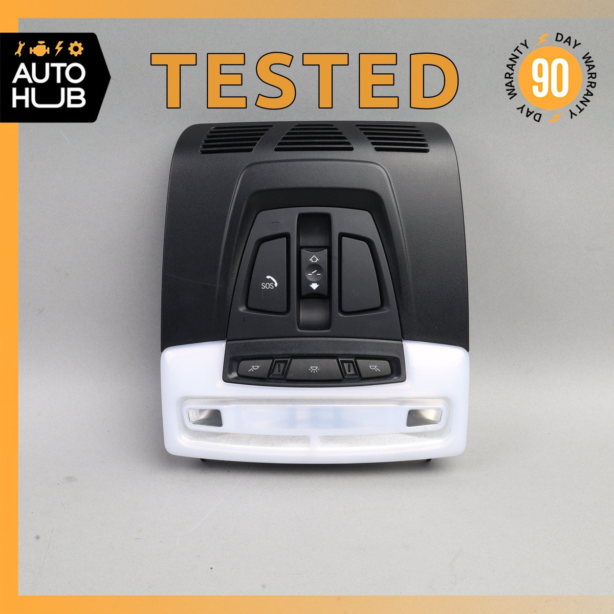 14-18 BMW F15 X5 Front Roof Dome Light Dome Light Switch Console OEM - photo 1
