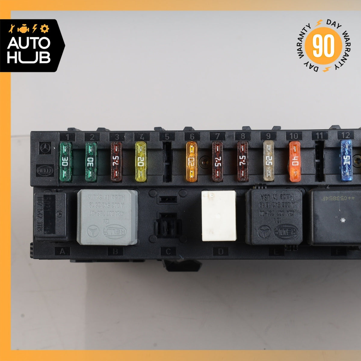 01-09 Mercedes W209 CLK350 CLK550 Rear SAM Module Relay Fuse Box OEM - photo 5