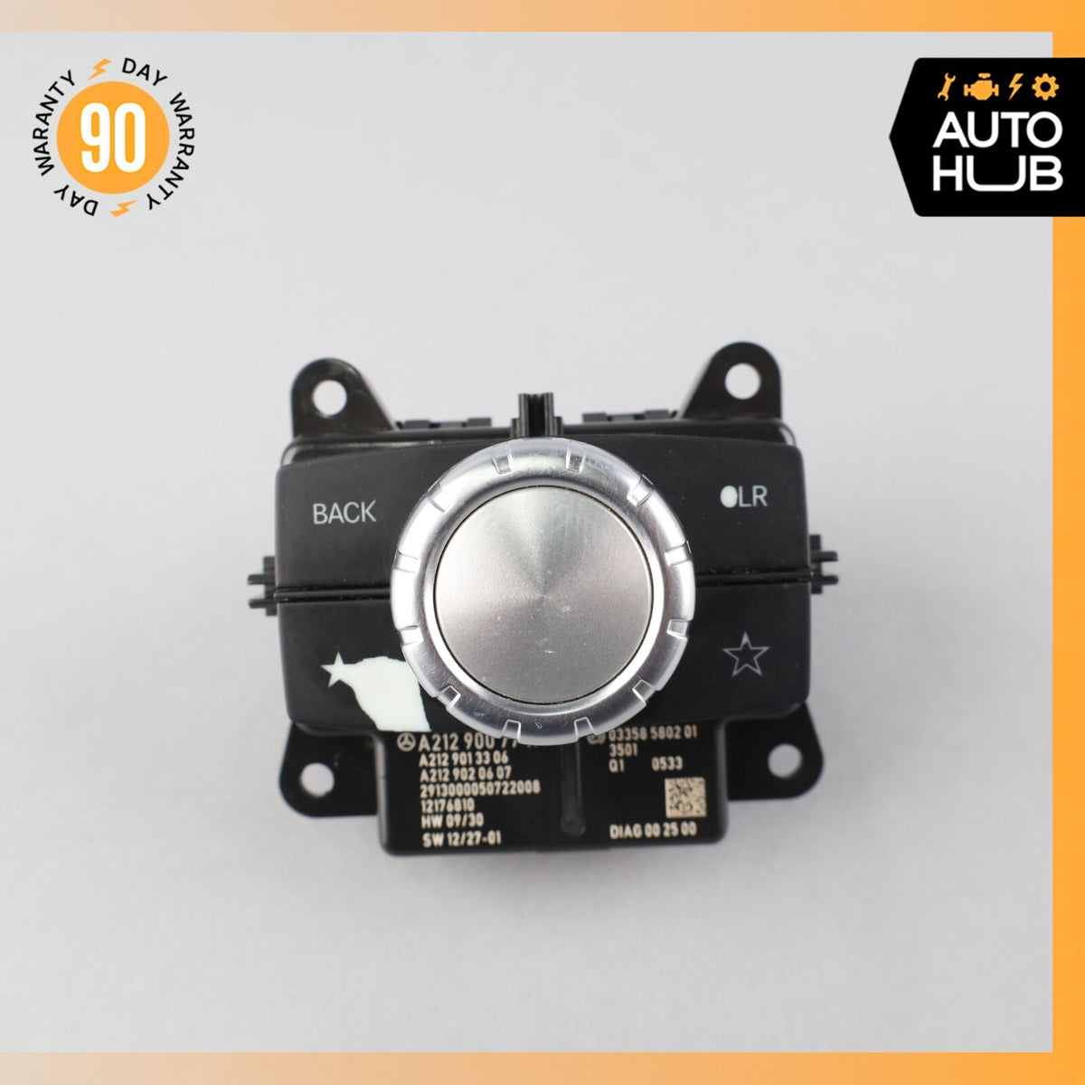 14-17 Mercedes W212 E250 E550 Console Head Unit Controller Knob Multi Switch OEM - photo 6