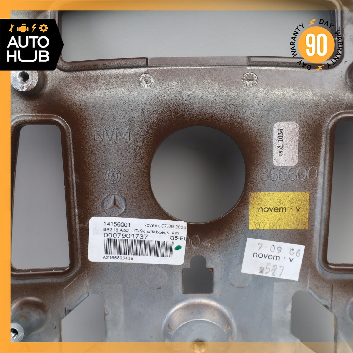 07-14 Mercedes W216 CL550 CL63 AMG Center Console Multi Function Switch Trim OEM - photo 8