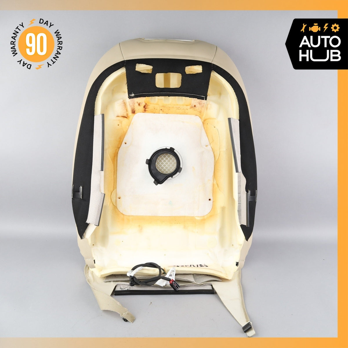Audi 4M Q7 Front Left Driver Side Top Upper Seat Cushion Beige OEM 87k - photo 7