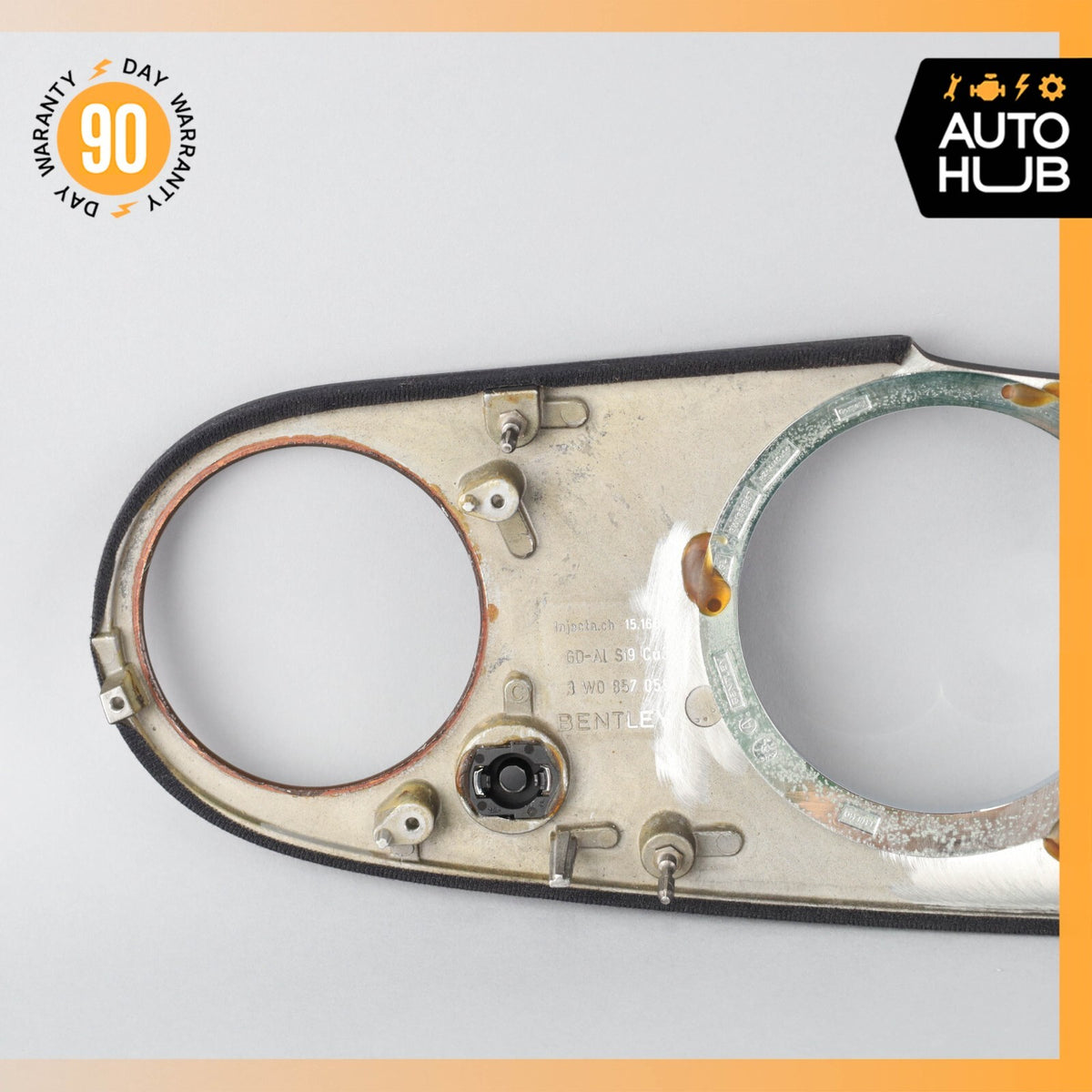 03-13 Bentley Continental GTC GT Dash Panel Speedometer Bezel Trim Wood OEM - photo 10
