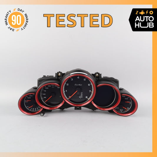 15-16 Porsche Cayenne 958 Turbo 4.8L Instrument Speedometer Cluster OEM 114k - photo 1