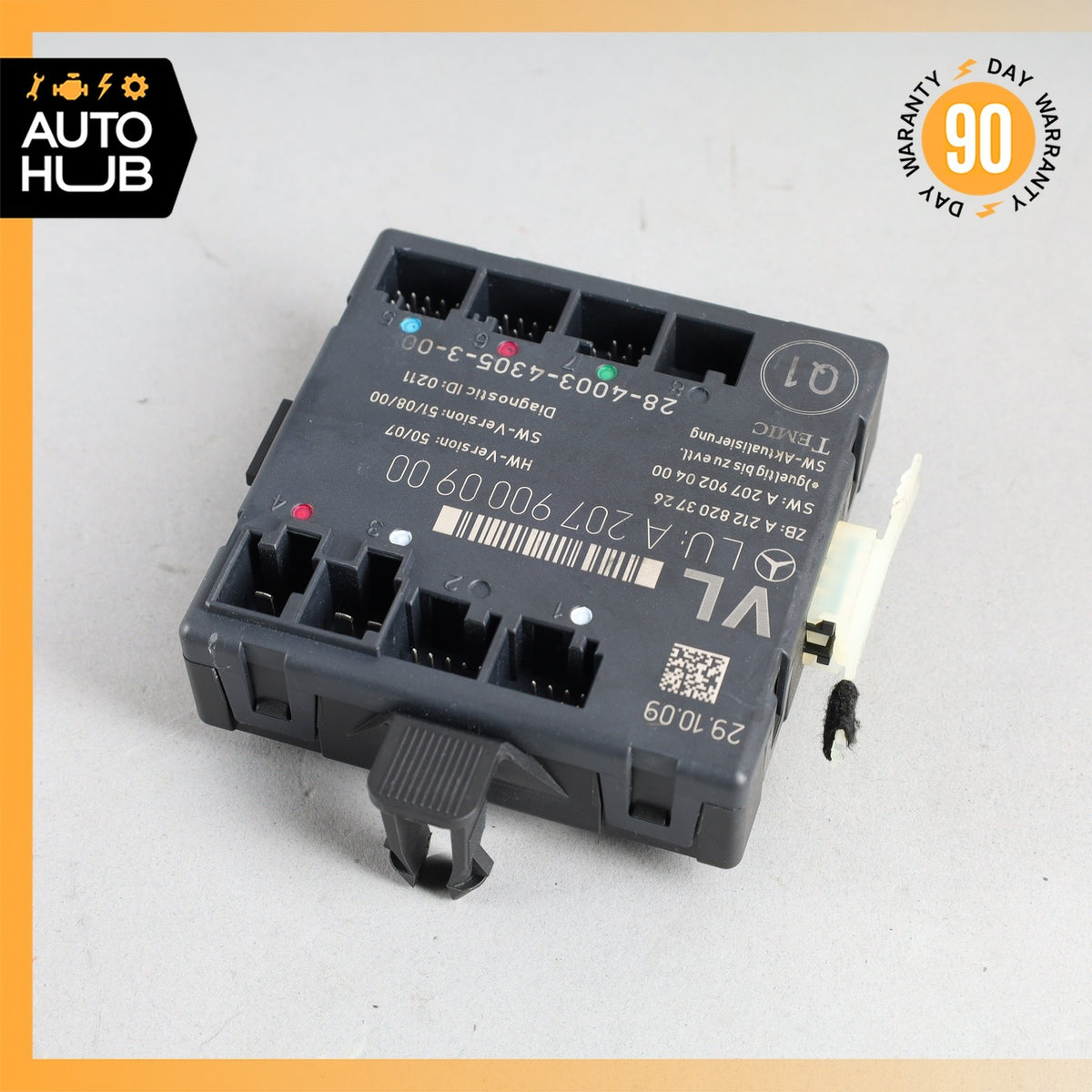 08-18 Mercedes W207 E550 Front Left Driver Side Door Control Module OEM - photo 3