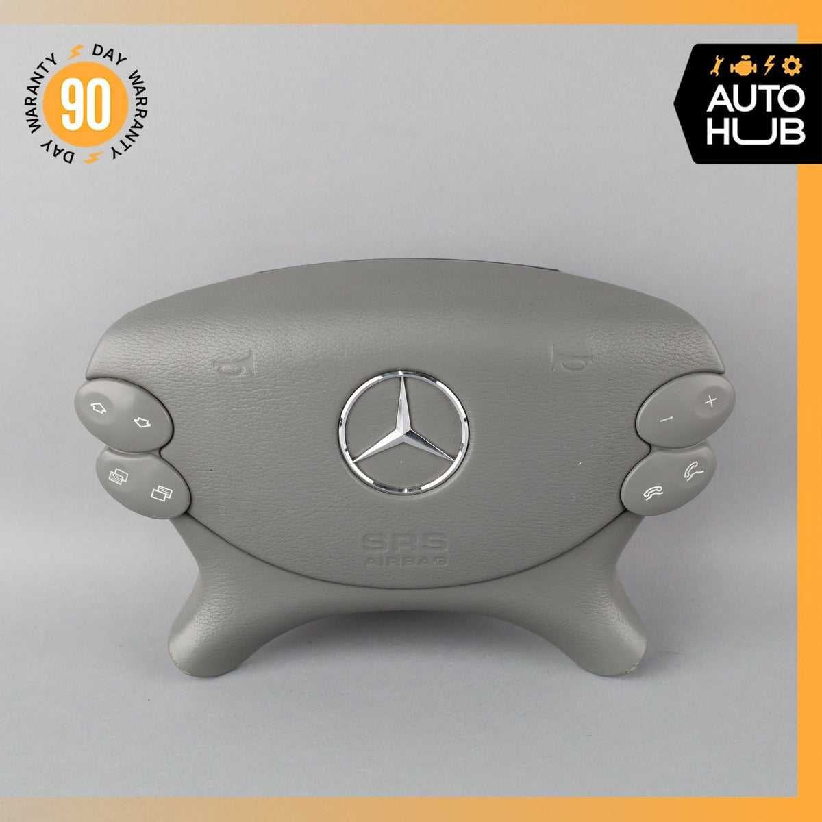 Mercedes R230 SL500 SL55 AMG CLK500 E350 Steering Wheel Airbag Air Bag Gray OEM - photo 1