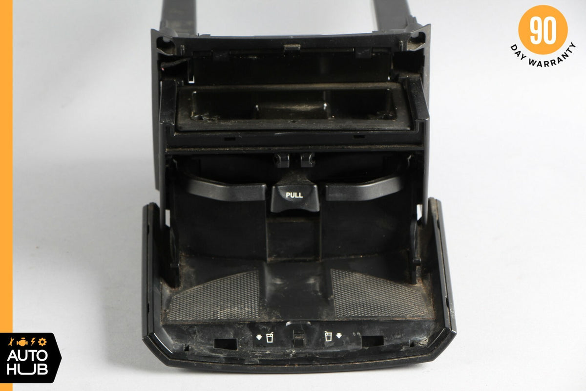 06-09 Mercedes W251 R350 R500 Rear Center Console Cup Holder Cupholder Black OEM - photo 6