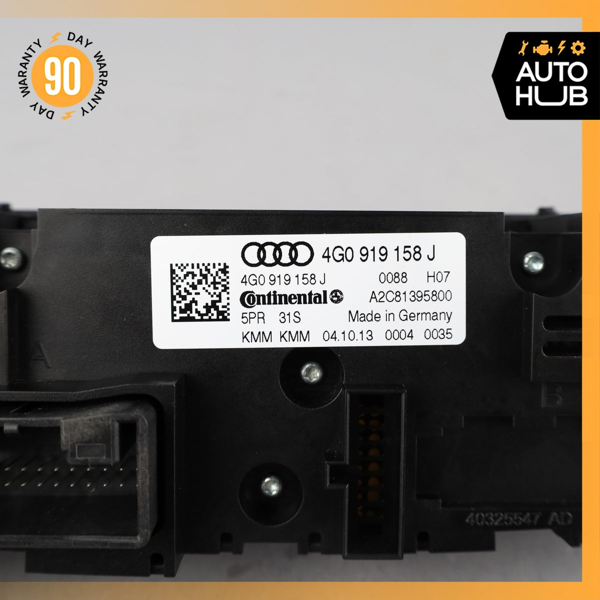 Audi C7 A6 S6 Rear Climate Control Panel Switch OEM - photo 11