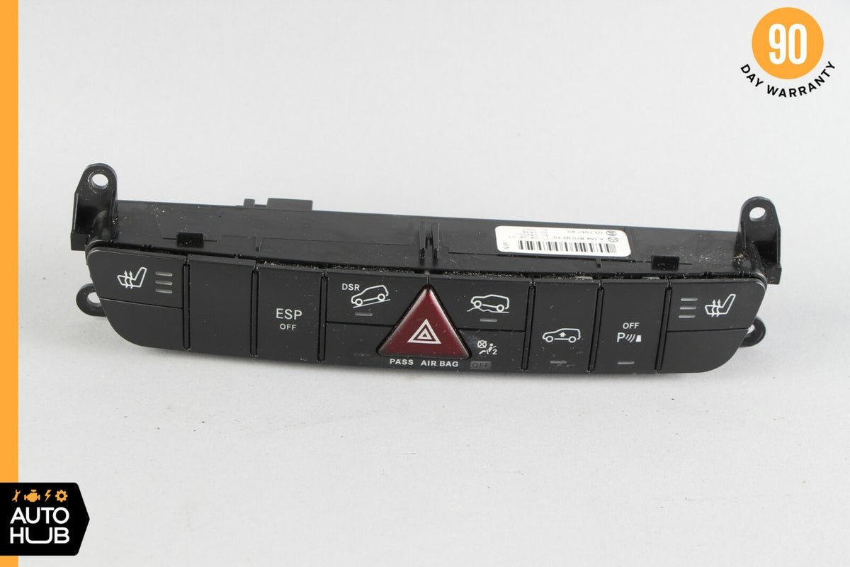 06-12 Mercedes X164 GL450 GL550 ML550 Hazard Control Switch Panel 1648709210 OEM - photo 1