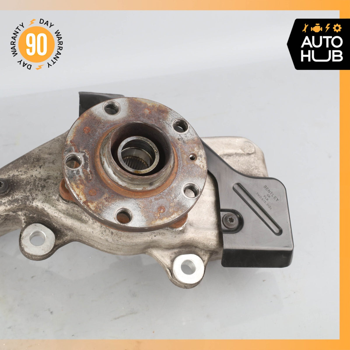 Bentley Continental Flying Spur Front Right Side Spindle Knuckle Hub OEM 76k - photo 3