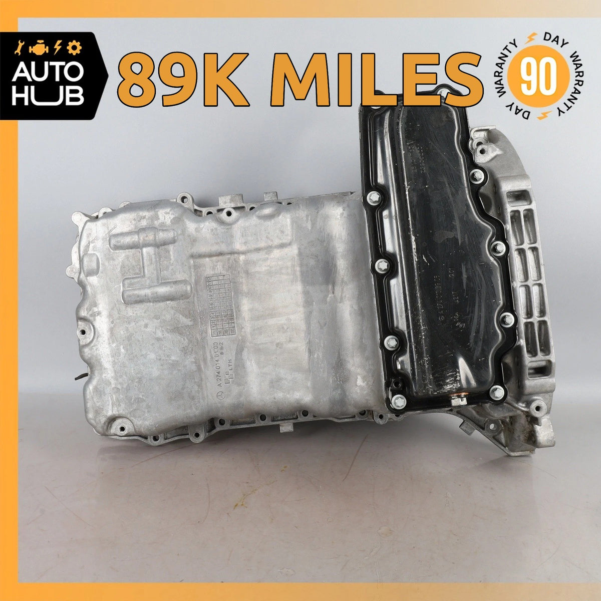 15-19 Mercedes W213 E300 C300 RWD M274 Engine Motor Upper Oil Pan 2740140100 OEM - photo 1