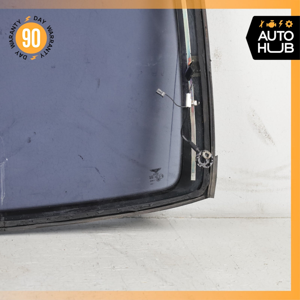 06-13 Bentley Continental Flying Spur Rear Windshield Wind Shield Glass OEM 78k - photo 14