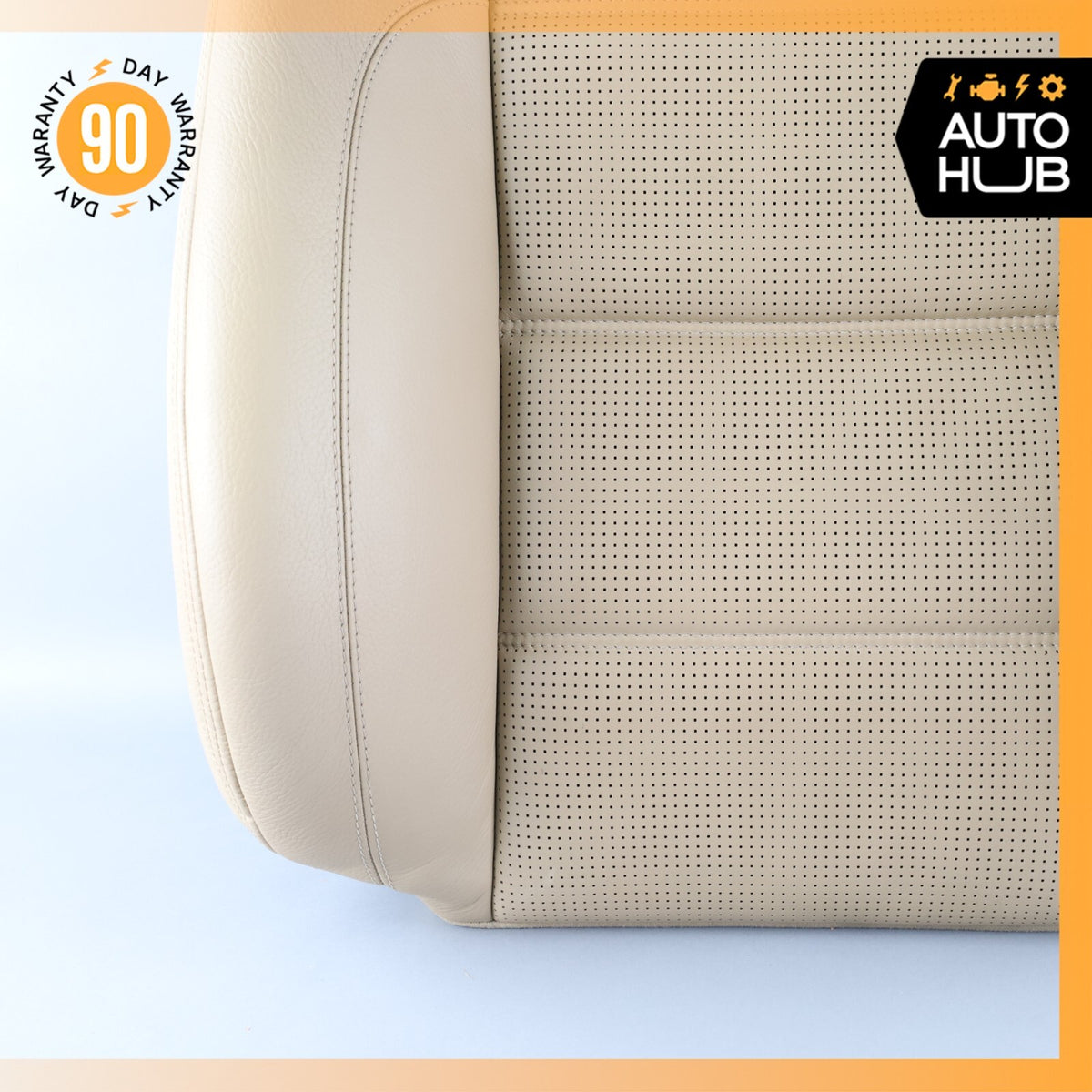 11-13 Mercedes W221 S63 AMG Front Right Side Seat Upper Cushion Nappa OEM 72k - photo 5