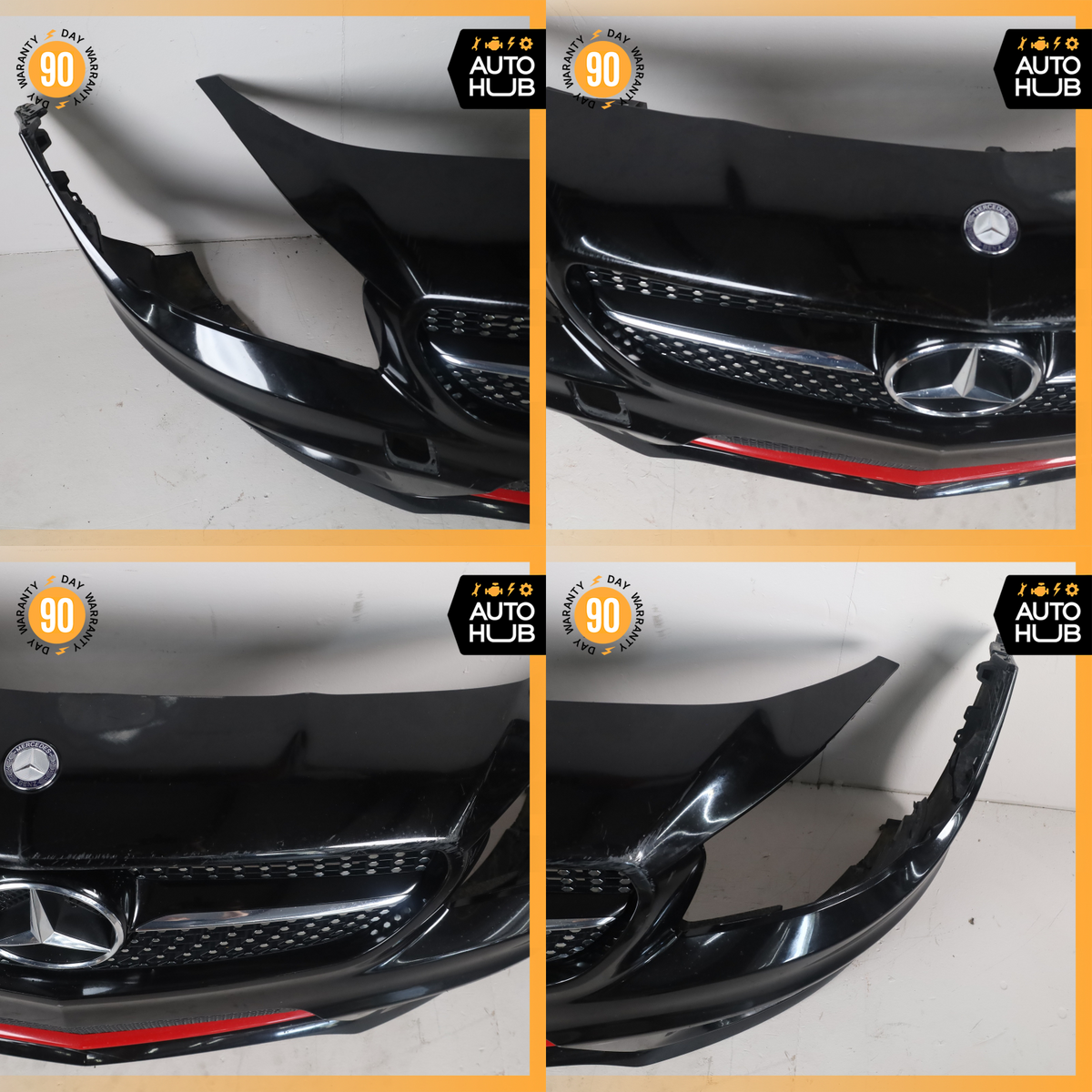 14-16 Mercedes W117 CLA250 CLA45 AMG Sport Front Bumper Cover Assembly OEM - photo 13