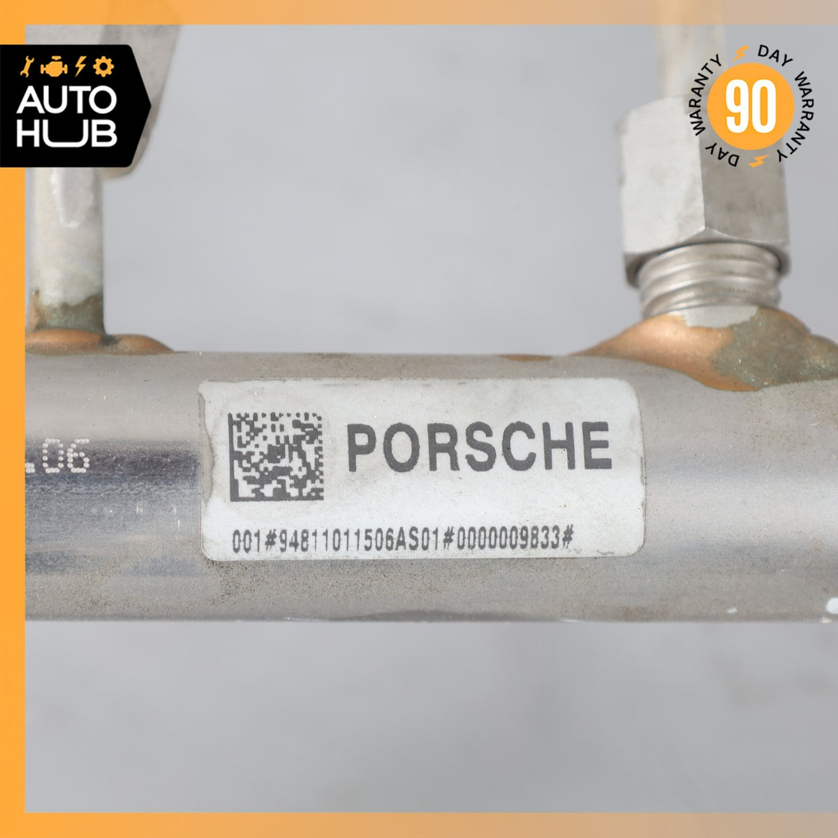 Porsche Panamera Cayenne 958 4.8L Fuel Injector Rail 94811011506 OEM - photo 10
