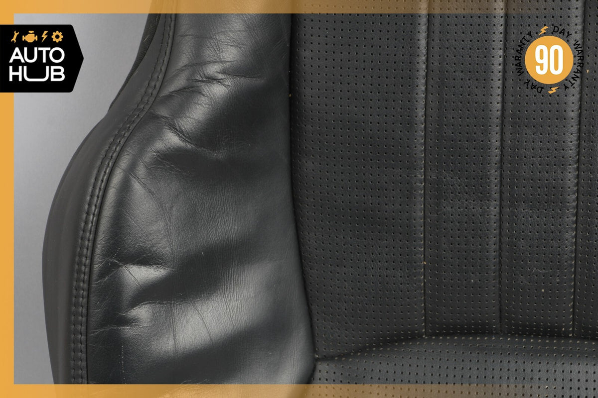 03-06 Mercedes W220 S55 S65 AMG Front Right Bottom Lower Seat Cushion Black OEM - photo 3
