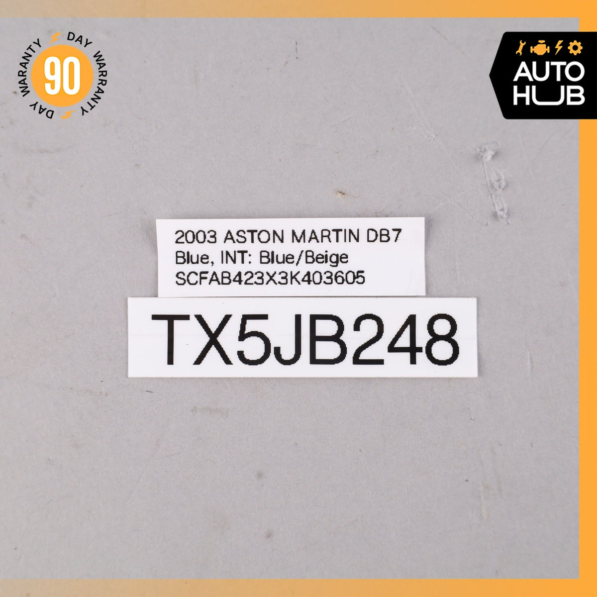 00-04 Aston Martin DB7 Vantage Front Upper Radiator Reinforcement Bar OEM 38k - photo 10