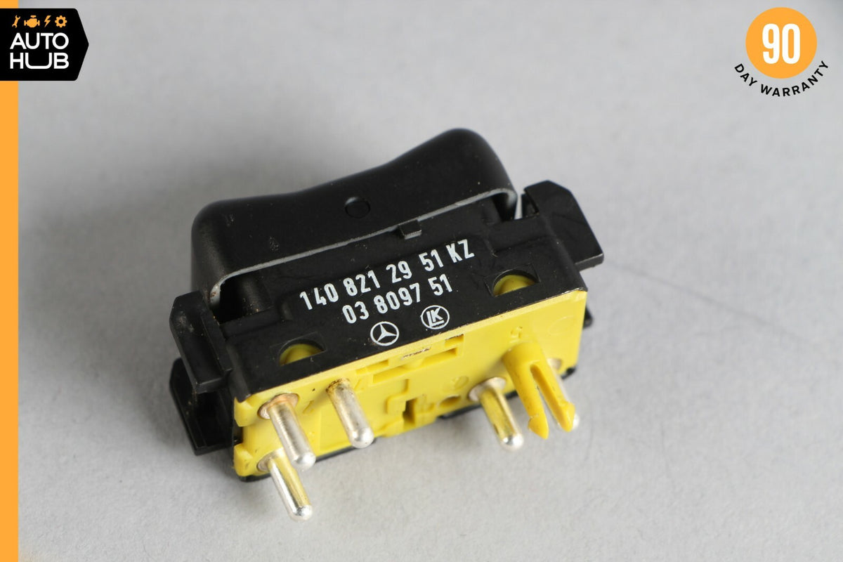 92-99 Mercedes W140 S500 CL600 S420 Rear Window Regulator Control Switch Button - photo 5