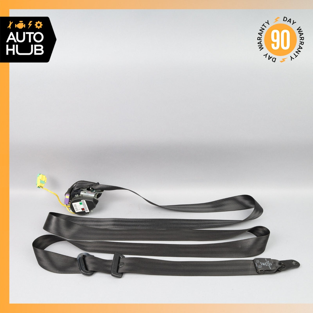 06-13 Bentley Continental Flying Spur Front Right Side Seat Belt Black OEM - photo 9