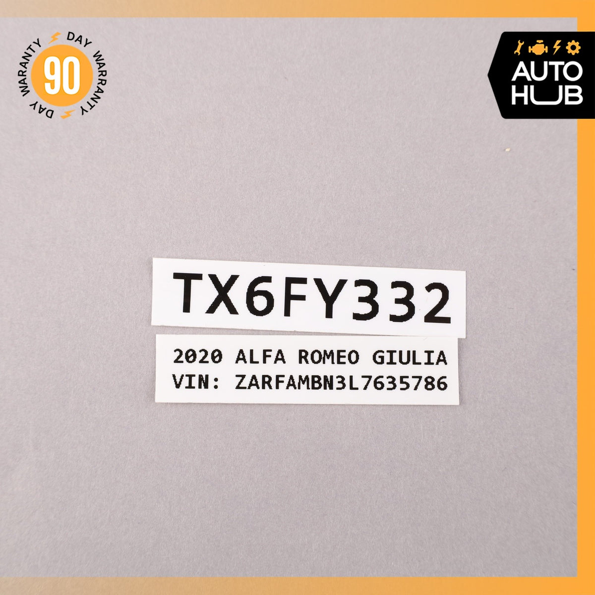 17-26 Alfa Romeo 952 Giulia Right Sun Visor Sunvisor Shade Mirror OEM 47k - photo 17