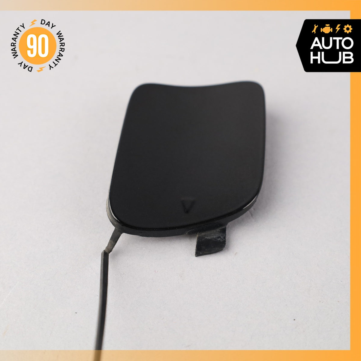 BMW F15 X5 Rear Left Bumper Tow Hook Cover Panel Trim Black OEM - photo 10