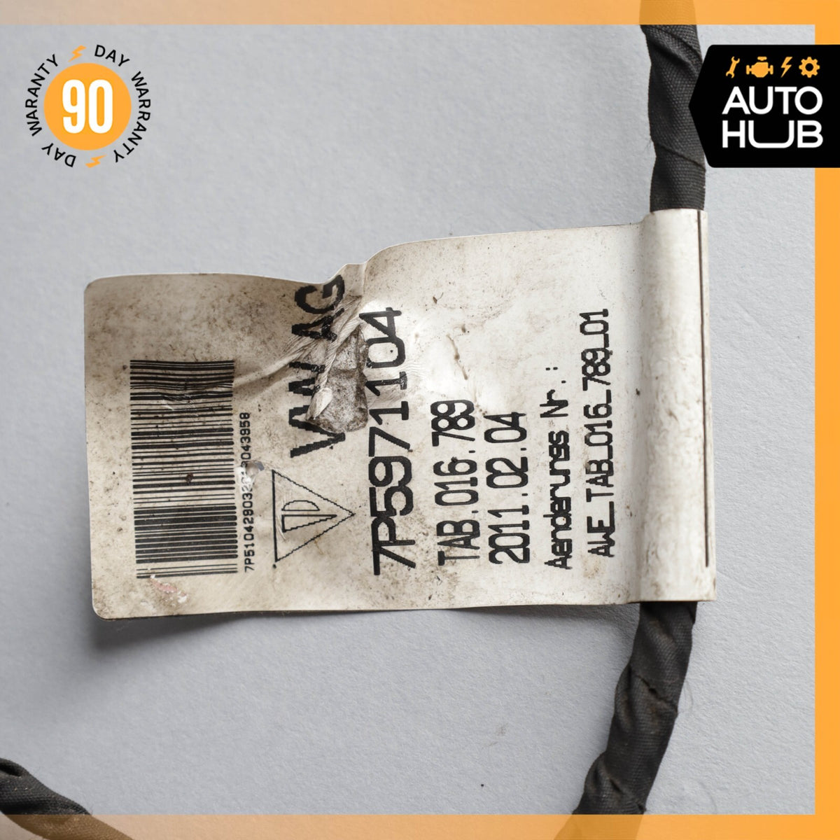 2013 Porsche Cayenne 958 GTS Rear Bumper Wire Harness w/ Parking Sensors OEM - photo 7